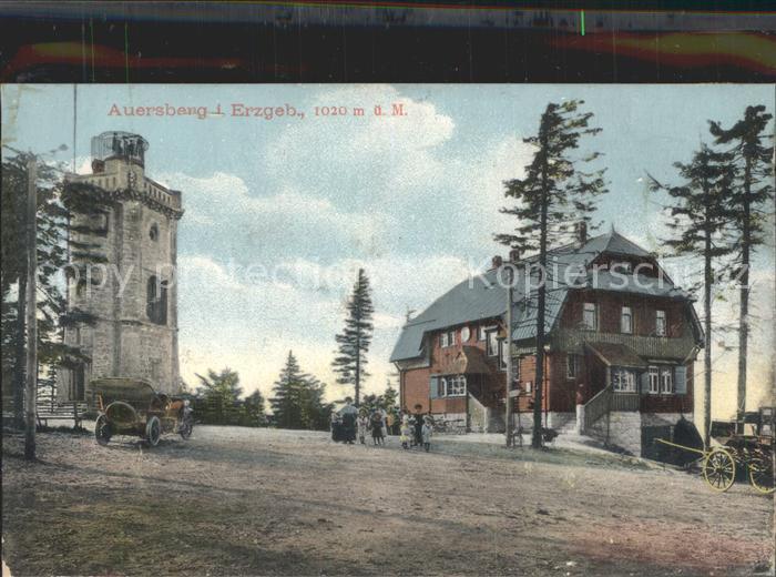 Auersberg Wildenthal Unterkunftshaus und Aussichtsturm