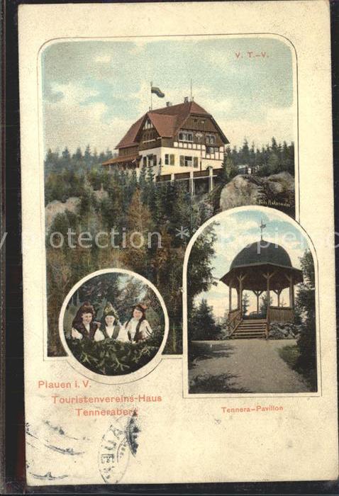 Plauen Vogtland Touristenhaus am Tenneraberg Tennera Pavillon