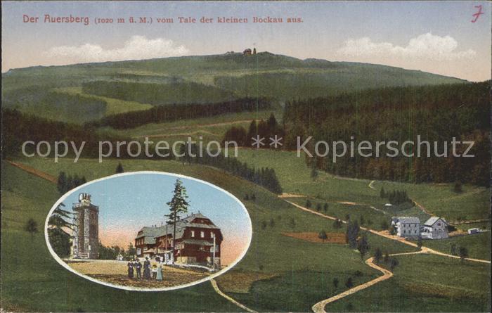 Auersberg Wildenthal Panorama Unterkunftshaus Aussichtsturm