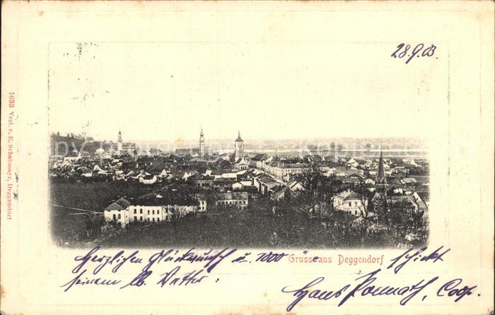 Deggendorf Donau Totalansicht