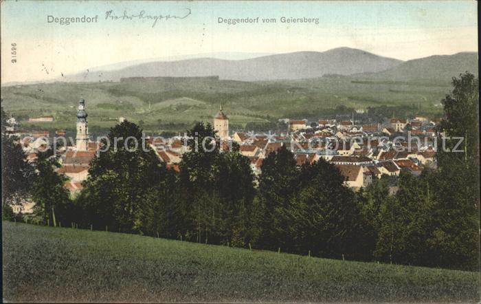 Deggendorf Donau Blick vom Geiersberg