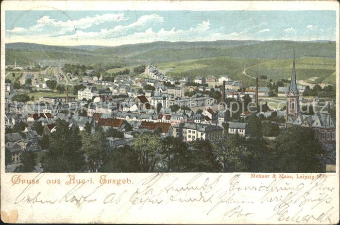 Aue Erzgebirge Panorama