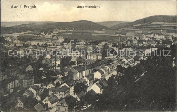 Aue Erzgebirge Gesamtansicht