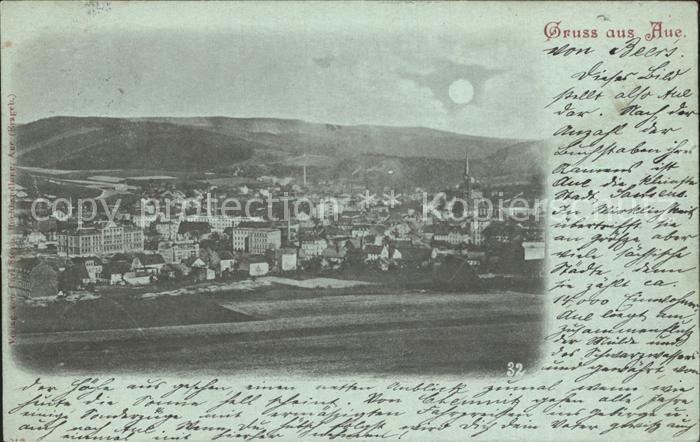 Aue Erzgebirge Totalansicht