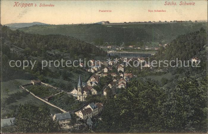 Krippen Bad Schandau mit Postelwitz und Neu Schandau
