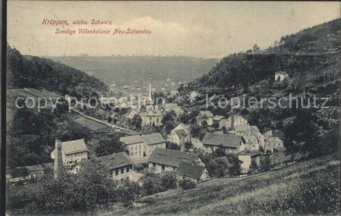 Krippen Bad Schandau Sendigs Villenkolonie Neu Schandau