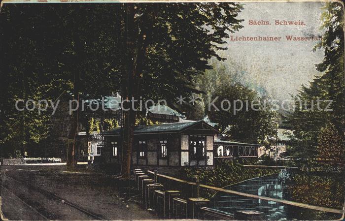 Saechsische Schweiz Lichtenhainer Wasserfall Restaurant