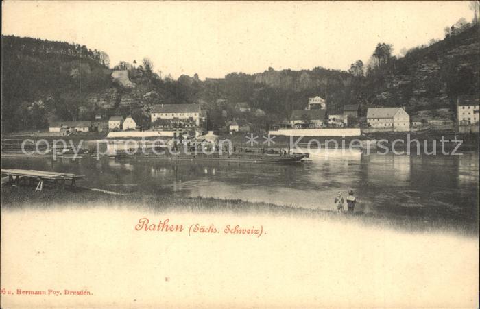 Rathen Saechsische Schweiz Elbepartie Dampfer