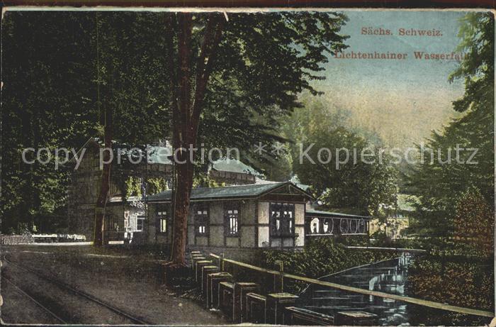 Saechsische Schweiz Lichtenhainer Wasserfall Restaurant