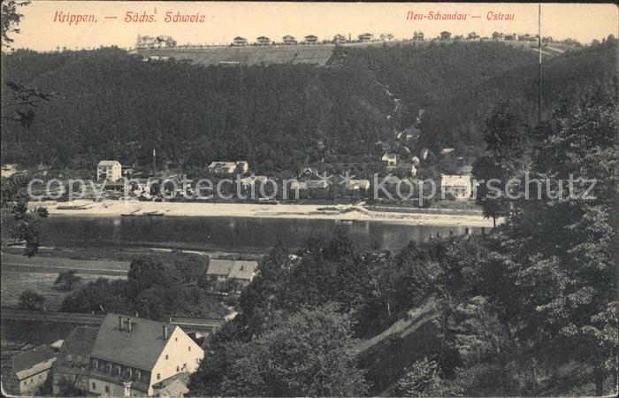 Krippen Bad Schandau mit Neu Schandau Ostrau