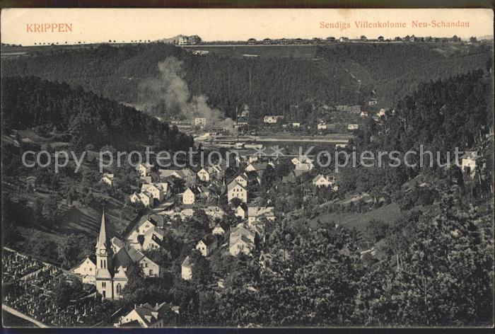 Krippen Bad Schandau Sendigs Villenkolonie Neu Schandau