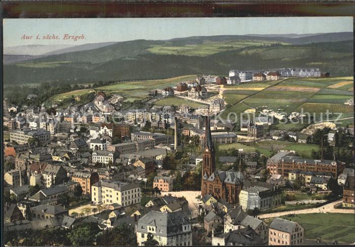 Aue Erzgebirge Panorama
