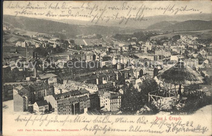 Aue Erzgebirge Panorama