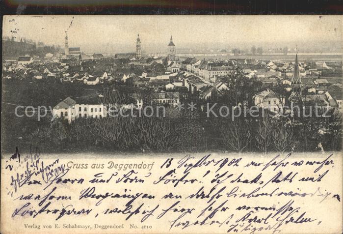 Deggendorf Donau Stadtblick