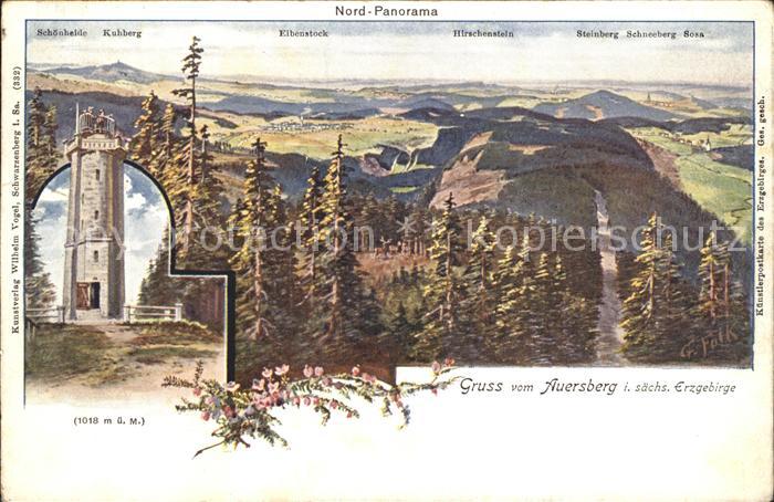 Auersberg Wildenthal Panorama Aussichtsturm
