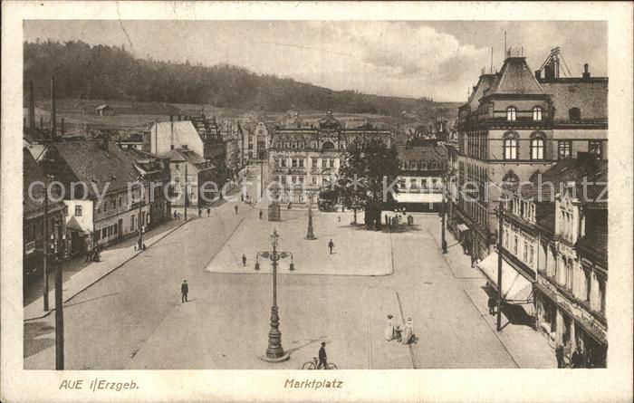 Aue Erzgebirge Marktplatz