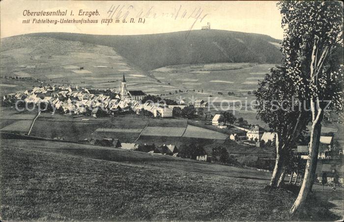 Oberwiesenthal Erzgebirge mit Fichtelberg Unterkunftshaus