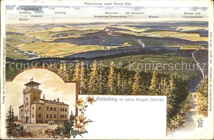 Fichtelberg Oberwiesenthal Panorama Unterkunftshaus