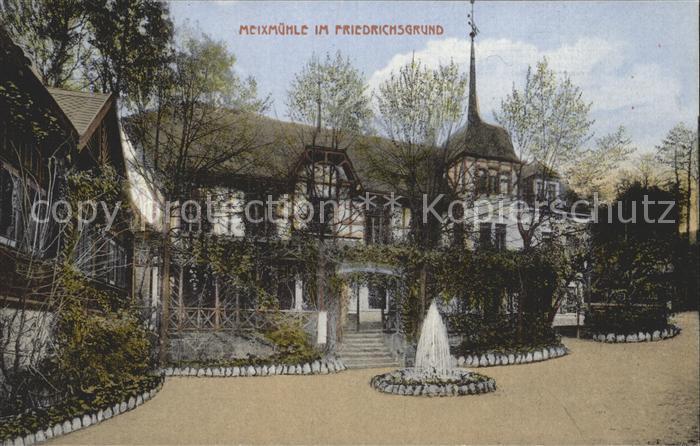 Rathen Saechsische Schweiz Meixmuehle im Friedrichsgrund