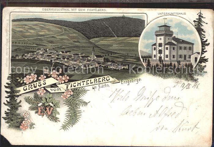 Oberwiesenthal Erzgebirge mit Fichtelberg Unterkunftshaus