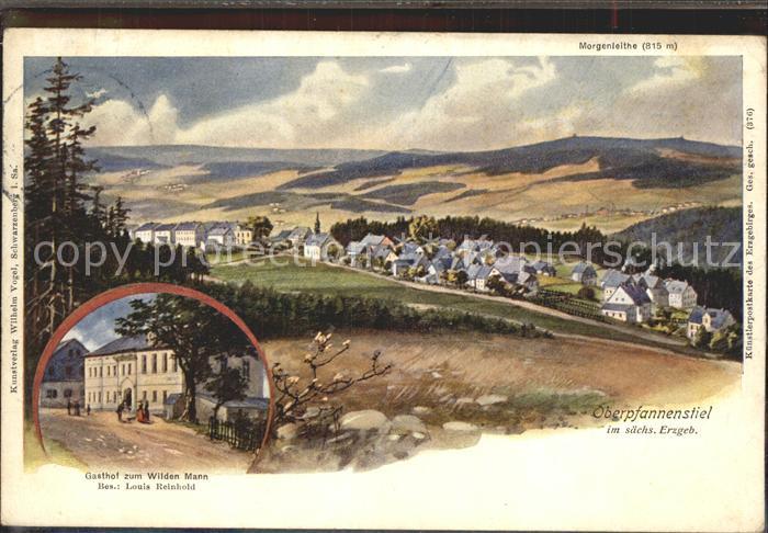 Oberpfannenstiel Panorama Gasthof zum Wilden Mann