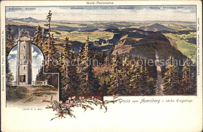 Auersberg Wildenthal Panorama Aussichtsturm
