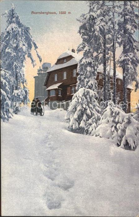 Auersberg Wildenthal Unterkunftshaus und Aussichtsturm