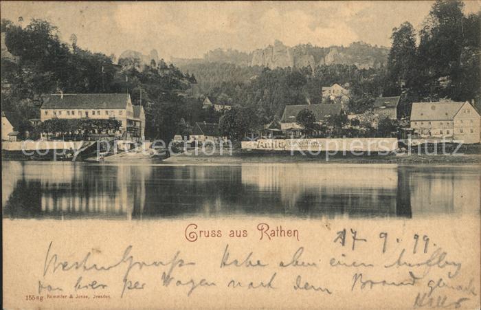 Rathen Saechsische Schweiz Elbepartie