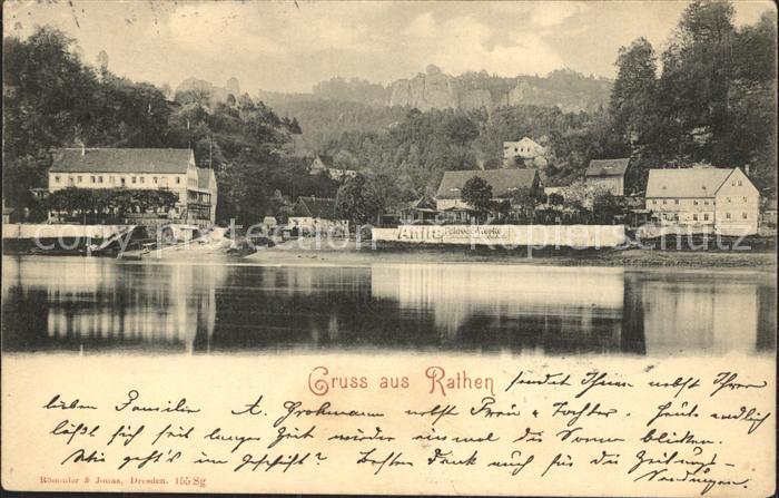 Rathen Saechsische Schweiz Elbepartie