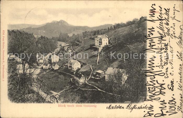 Rathen Saechsische Schweiz mit dem Gamerig