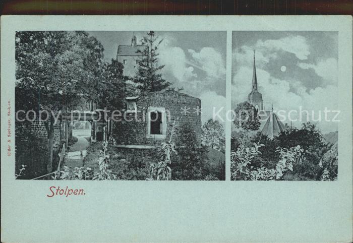 Stolpen Burg Eingang Kirche