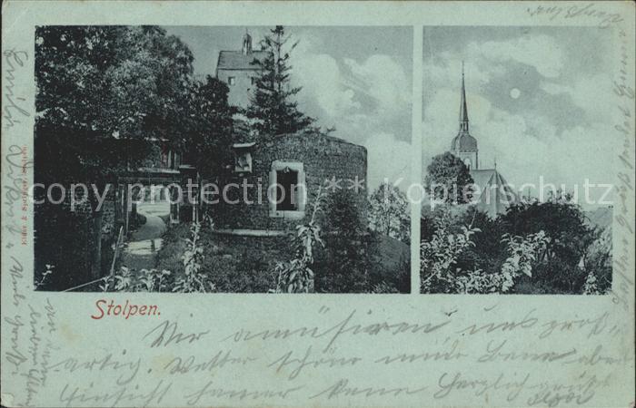 Stolpen Burg Eingang Kirche