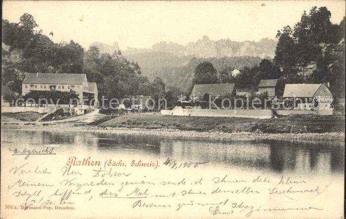 Rathen Saechsische Schweiz Elbepartie