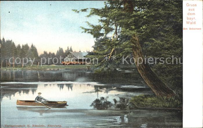 Bayerisch Eisenstein Arbersee Bootsfahrt Bayerischer Wald