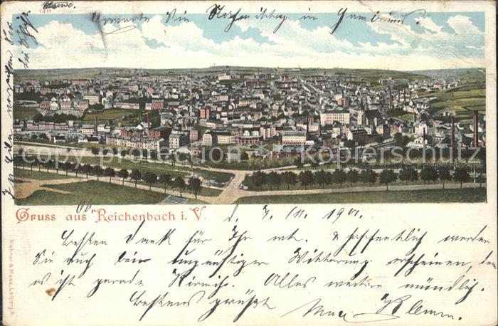 Reichenbach Vogtland Panorama Reichspost