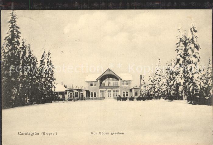 Carolagruen Heilstaette im Winter