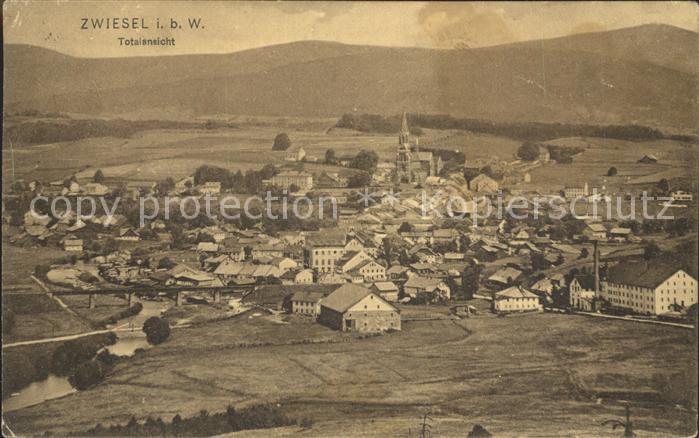 Zwiesel Niederbayern Totalansicht