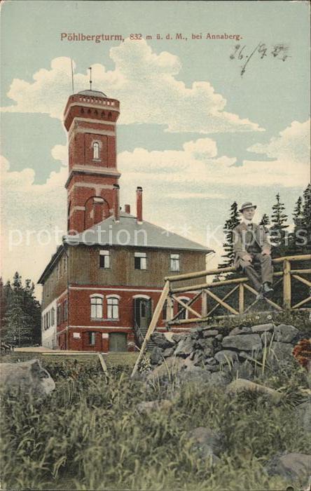 Annaberg-Buchholz Erzgebirge Poehlbergturm