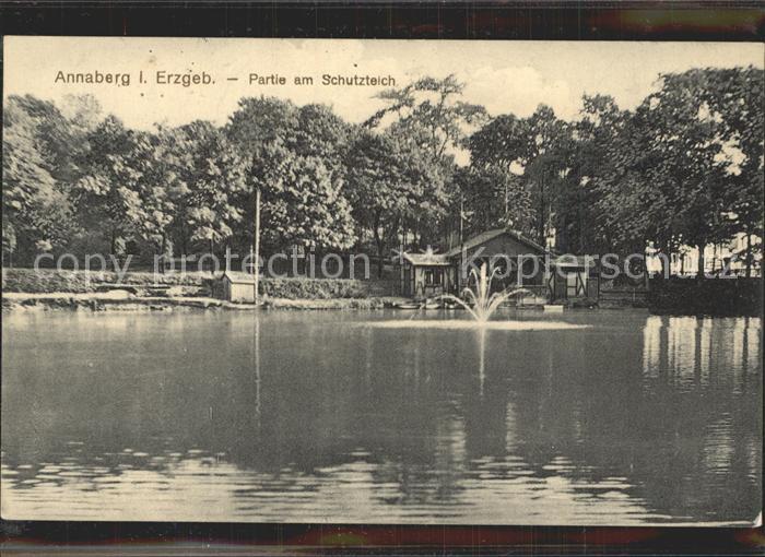 Annaberg-Buchholz Erzgebirge Partie am Schutzteich