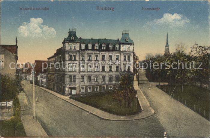 Freiberg Sachsen Hornstrasse Wasserturmstrasse
