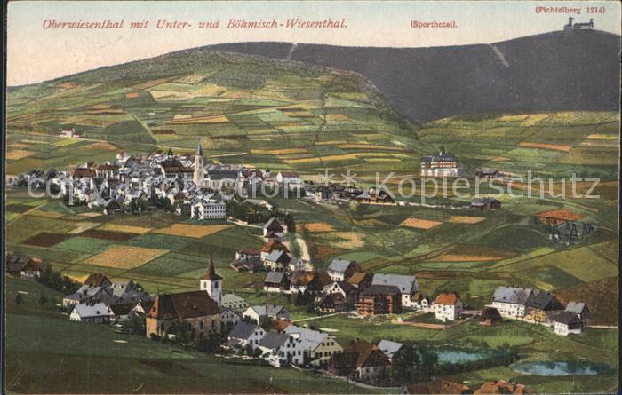 Oberwiesenthal Erzgebirge Unter- und Boehmisch- Wiesenthal