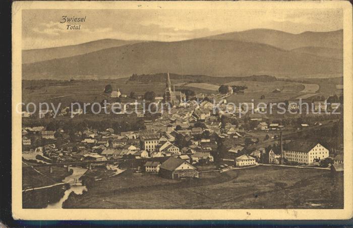 Zwiesel Niederbayern Stadtansicht