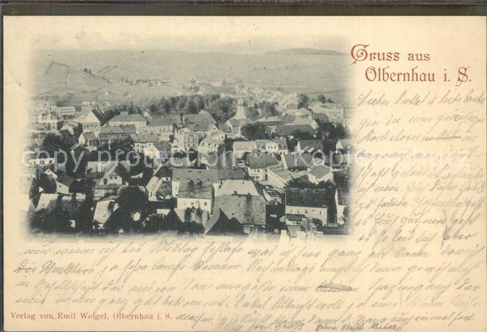 Olbernhau Erzgebirge Stadtansicht