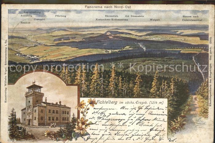 Oberwiesenthal Erzgebirge Unterkunftshaus Fichtelberg