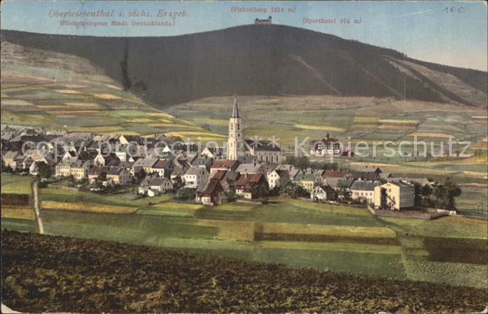 Oberwiesenthal Erzgebirge Fichtelberg