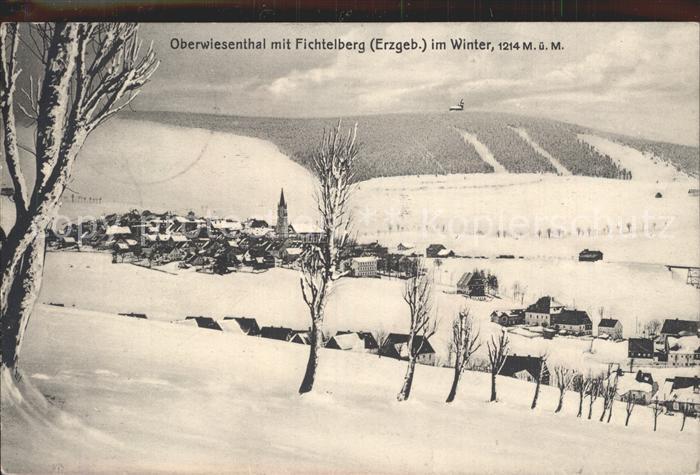 Oberwiesenthal Erzgebirge Fichtelberg Winter