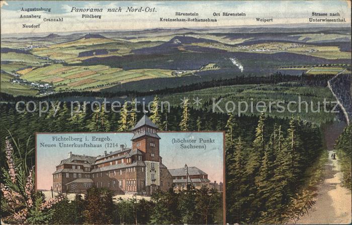 Oberwiesenthal Erzgebirge Fichtelberg Neues Unterkunftshaus