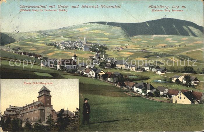 Oberwiesenthal Erzgebirge Unter- und Boehmisch- Wiesenthal