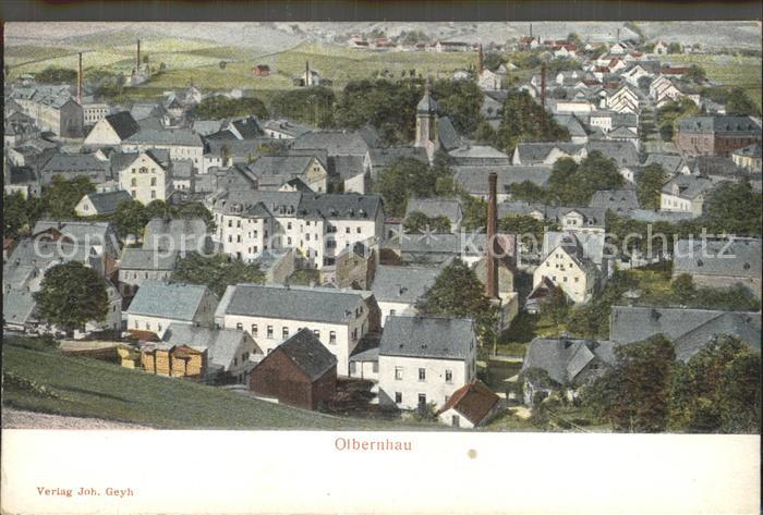 Olbernhau Erzgebirge Stadtansicht