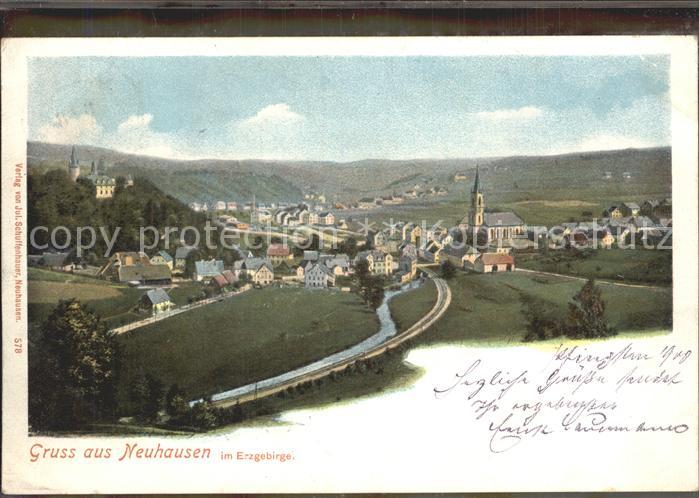 Neuhausen Erzgebirge Stadtansicht